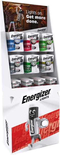 S17469 ENERGIZER TORCHES FSDU - BATTERIES INCLUDED